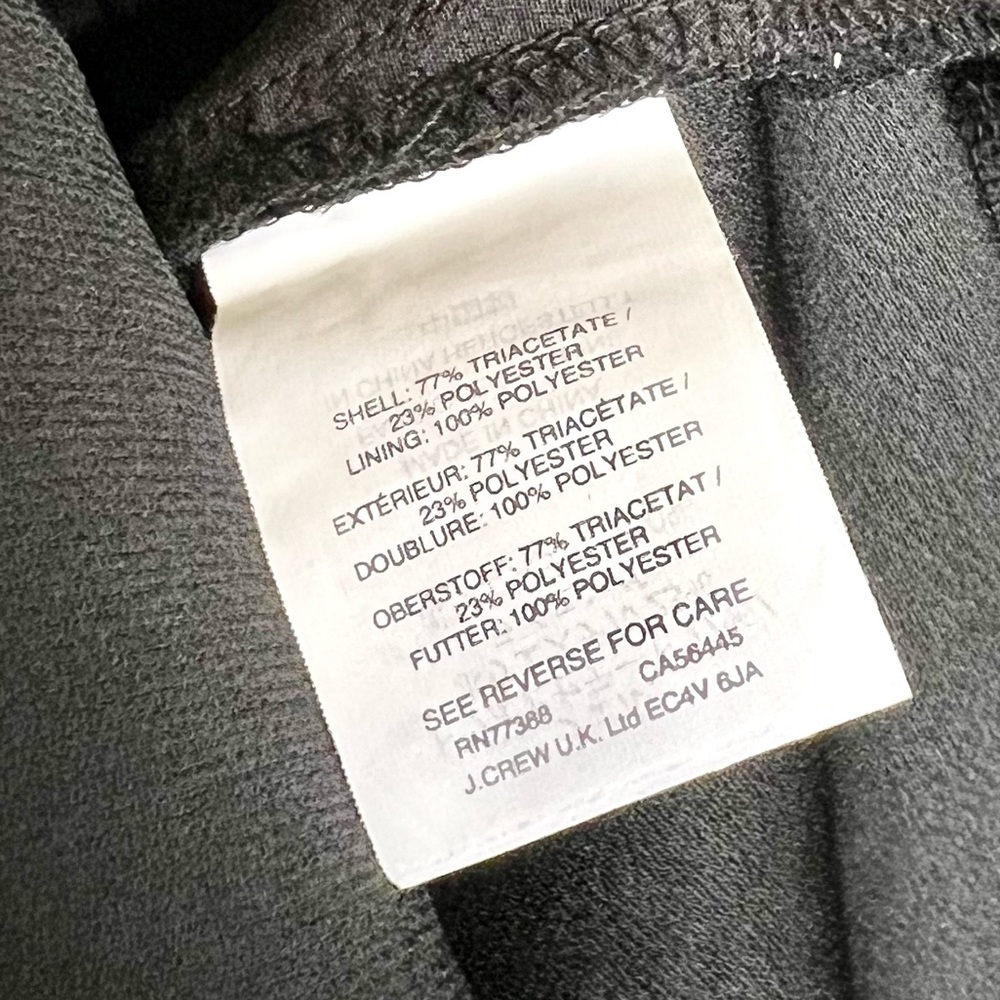 NEW J. Crew Jalopy Bow-Embellished Crepe Jumpsuit in Black Size 4Petite - Picture 7 of 10